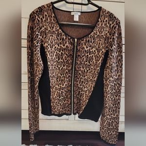 Cache sweater jacket